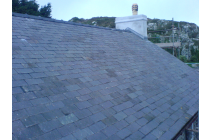 Grade listed II welsh slate roof - St. Davids