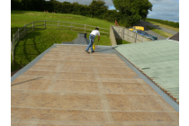 Fibreglass flat roof at the Bush Inn Robeston Wathen Near Narberth